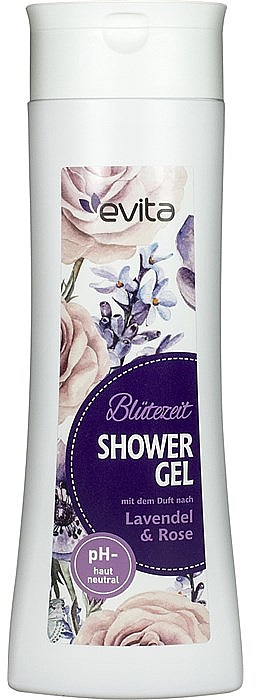 Гель для душа "Лаванда и роза" - Evita Shower Gel Lavender & Rose — фото N1