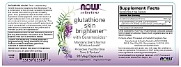 Освітлювач для шкіри з глутатіоном - NOW Foods Solutions Glutathione Skin Brightene — фото N2