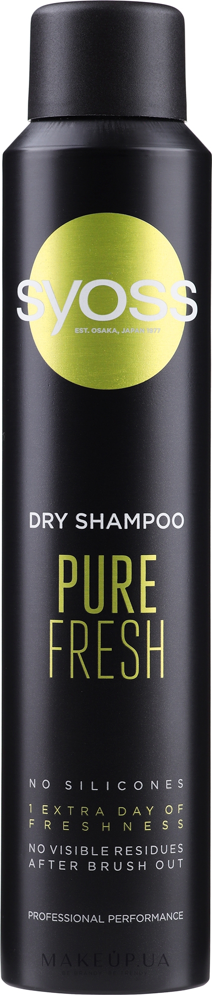 Сухой шампунь - Syoss Pure Fresh Dry Shampoo — фото 200ml