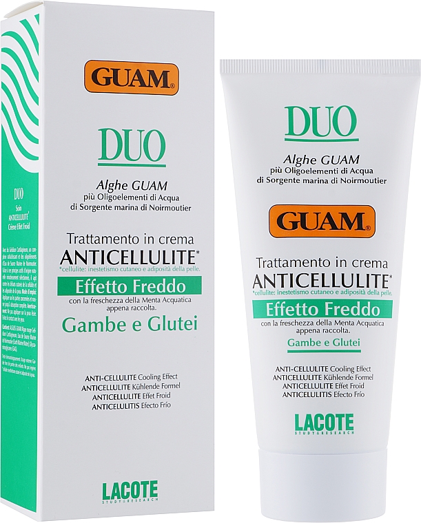 Антицеллюлитный крем с охлаждающим эффектом - Guam Duo Anti-Cellulite Treatment Cream — фото N2