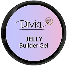 Гель-желе для наращивания ногтей - Divia Jelly Builder Gel Clear — фото N2
