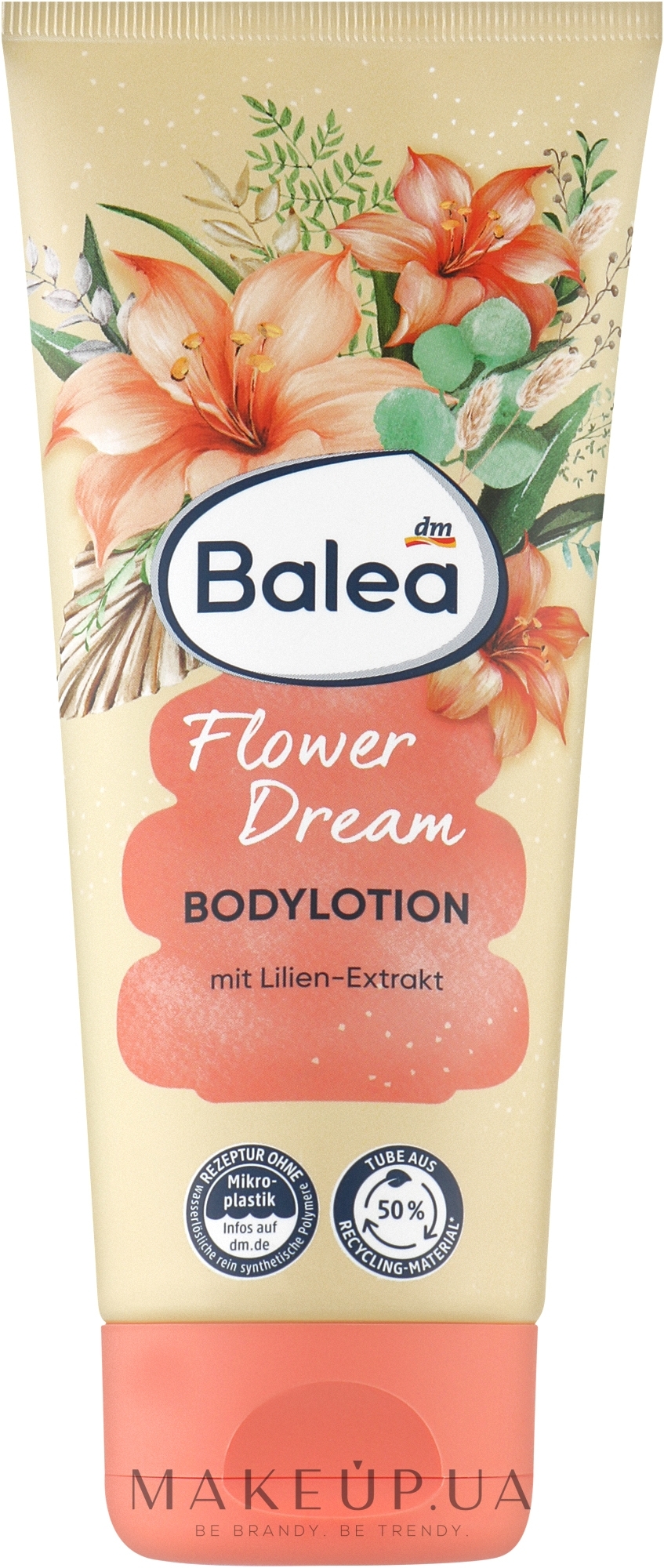 Лосьон для тела с маслом ши и экстрактом лилии - Balea Flower Dream Body Lotion — фото 200ml