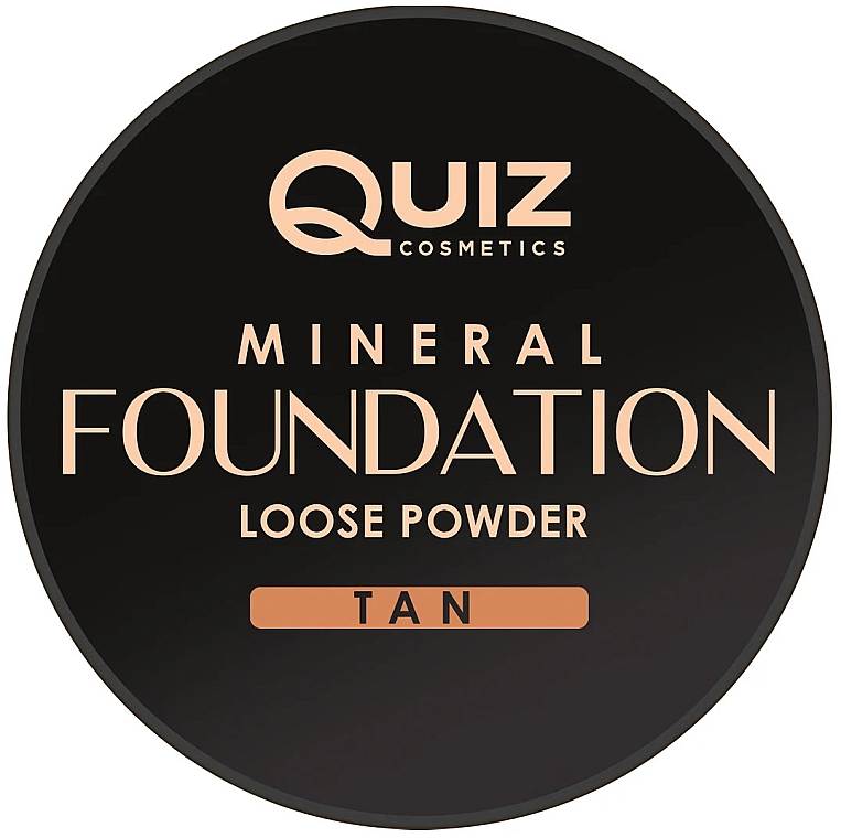 Мінеральна пудра для обличчя - Quiz Cosmetics Mineral Foundation Loose Powder — фото N1