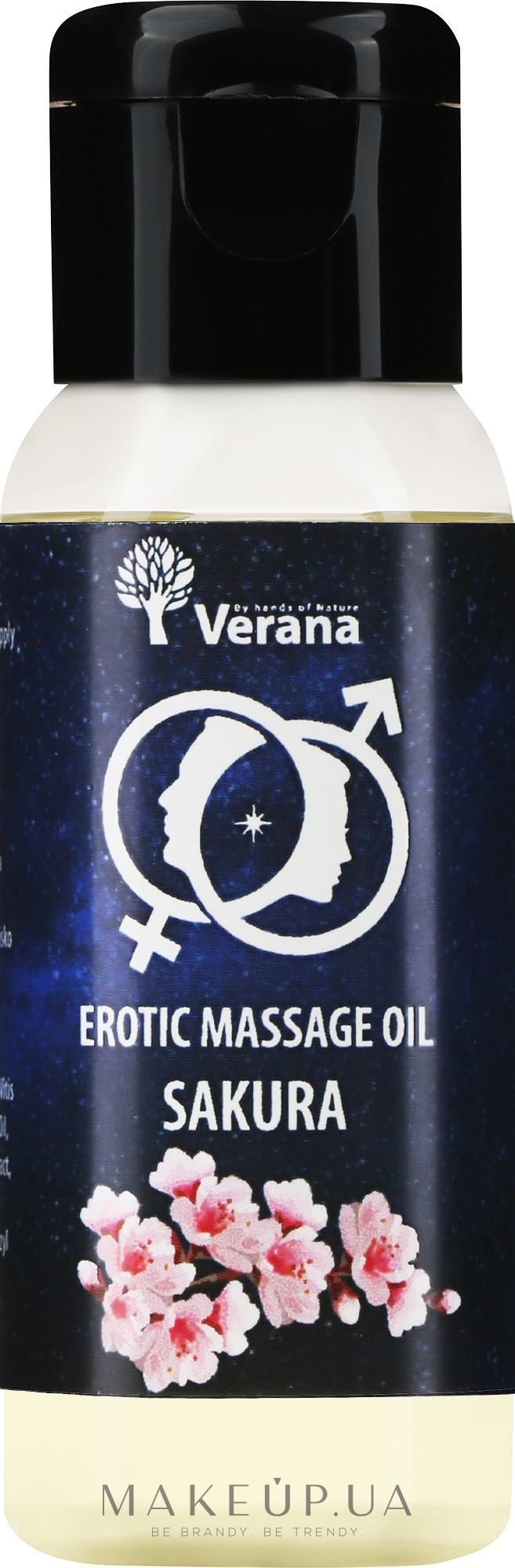 Масло для эротического массажа "Сакура" - Verana Erotic Massage Oil Sakura — фото 30ml