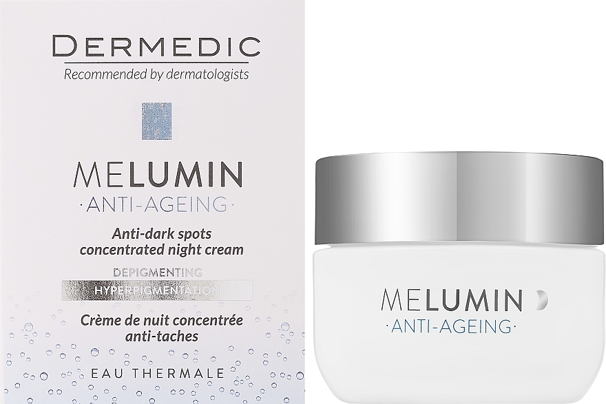 Нічний крем-концентрат проти пігментації - Dermedic Melumin Anti-Ageing Night Cream — фото N2