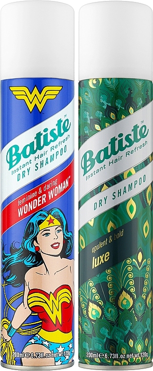 Набор для волос - Batiste (dry shmp/2x200ml) — фото N2