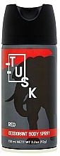 Парфумерія, косметика Дезодорант-спрей для тіла - Tusk Red Deodorant Body Spray