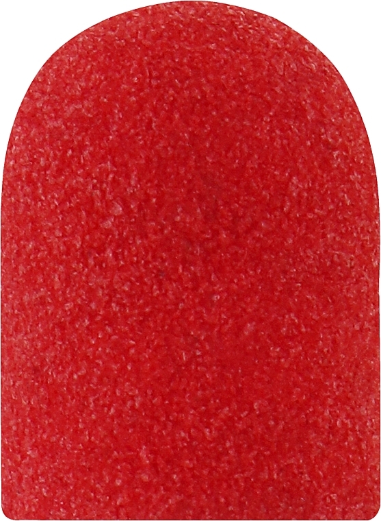 Ковпачок червоний, діаметр 10 мм, абразивність 120 грит, CR-10-120 - Nail Drill — фото N1
