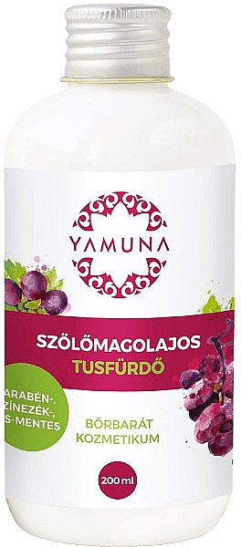 Гель для душу з олією виноградних кісточок у банці - Yamuna Grape Seed Oil Shower Gel — фото N1