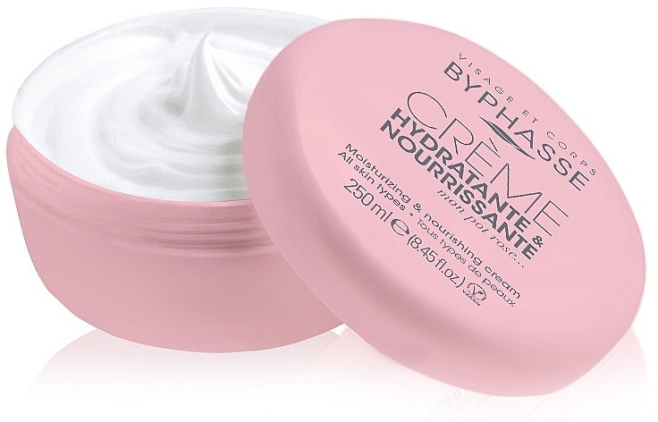 УЦЕНКА Крем для тела и лица "Питание и увлажнение" - Byphasse Moisturizing And Nourishing Cream Face And Body All Skin Types  * — фото N1