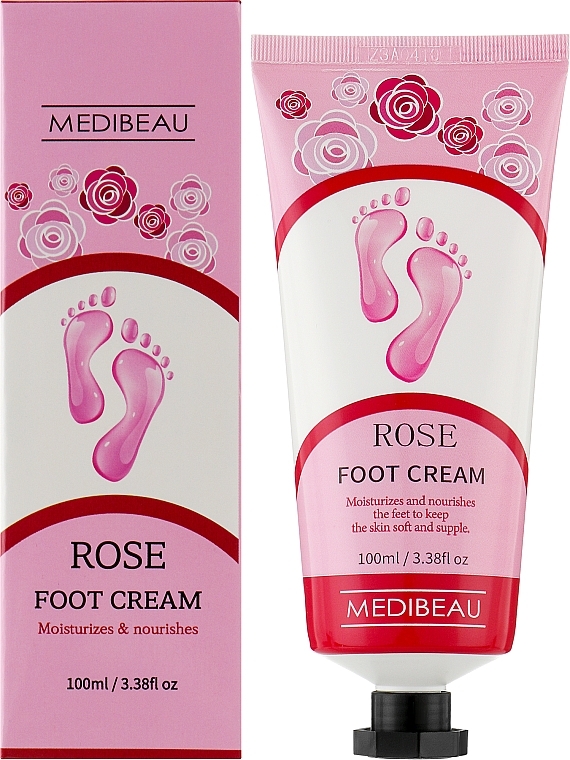 Крем для ног - Medibeau Rose Foot Cream — фото N2