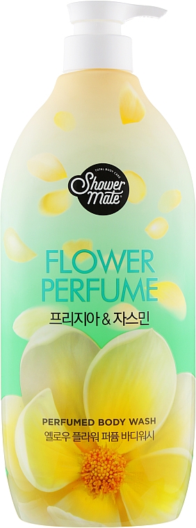 Гель для душу "Жасмин" - KeraSys Yellow Flower Parfumed Body Wash
