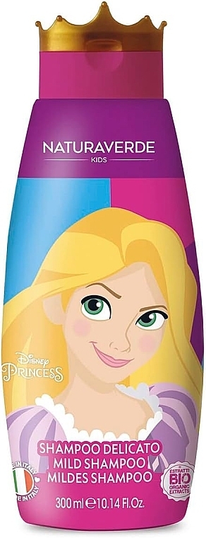 Мягкий шампунь для детей "Диснеевские принцессы: Ариэль" - Naturaverde Kids Disney Princess Ariel Mild Shampoo — фото N1