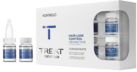 Криоактивный концентрат против выпадения волос - Montibello Treat Naturtech Hair-Loss Cryoactive Concentrate — фото N1