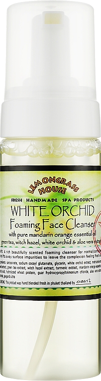 Пінка для вмивання "Біла орхідея" - Lemongrass House White Orchid Foaming Face Cleanser — фото N2
