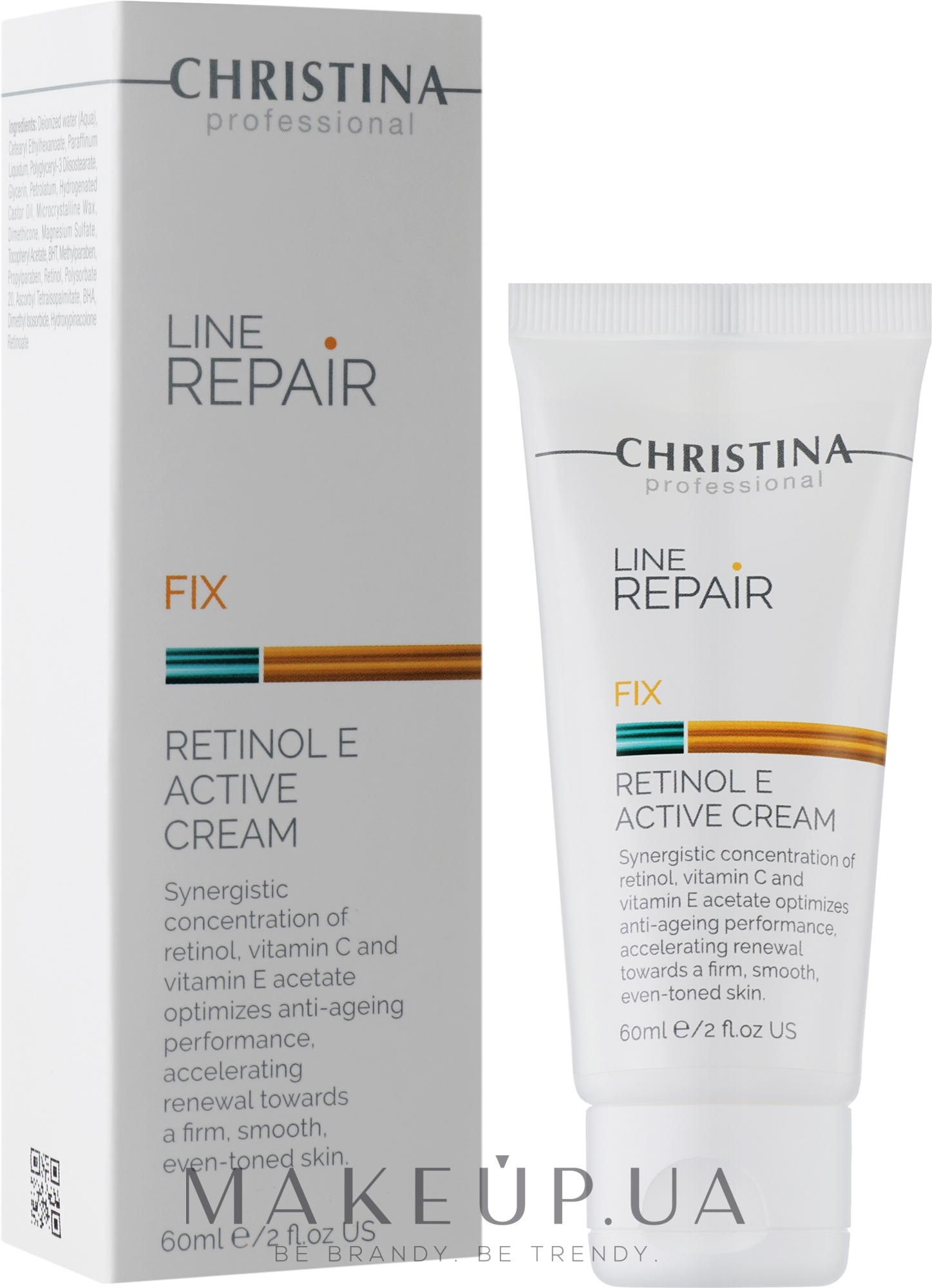 Крем із ретинолом та вітаміном Е для обличчя - Christina Line Repair Fix Retinol E Active Cream — фото 60ml