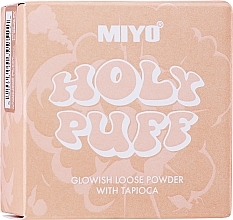 Розсипчаста пудра для обличчя з тапіокою - Miyo Holy Puff Glowish Loose Powder With Tapioca — фото N1