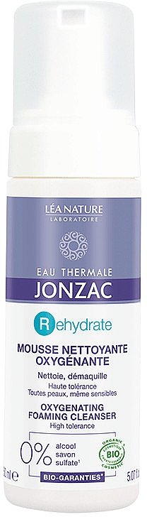 Пенка для умывания - Eau Thermale Jonzac Rehydrate Oxygenating Foaming Cleanser — фото N1