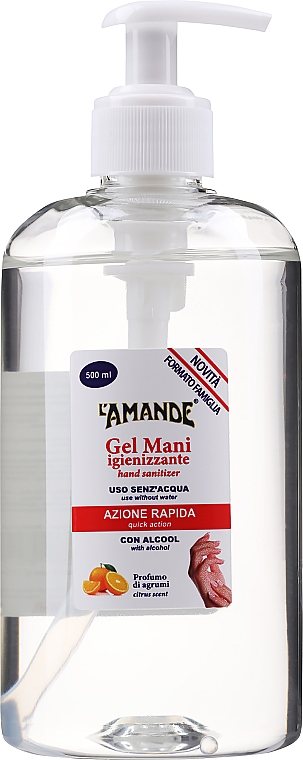 Дезинфицирующий гель для рук с ароматом цитрусовых - L'Amande Citrus Scent Hand Sanitizer Gel — фото N3