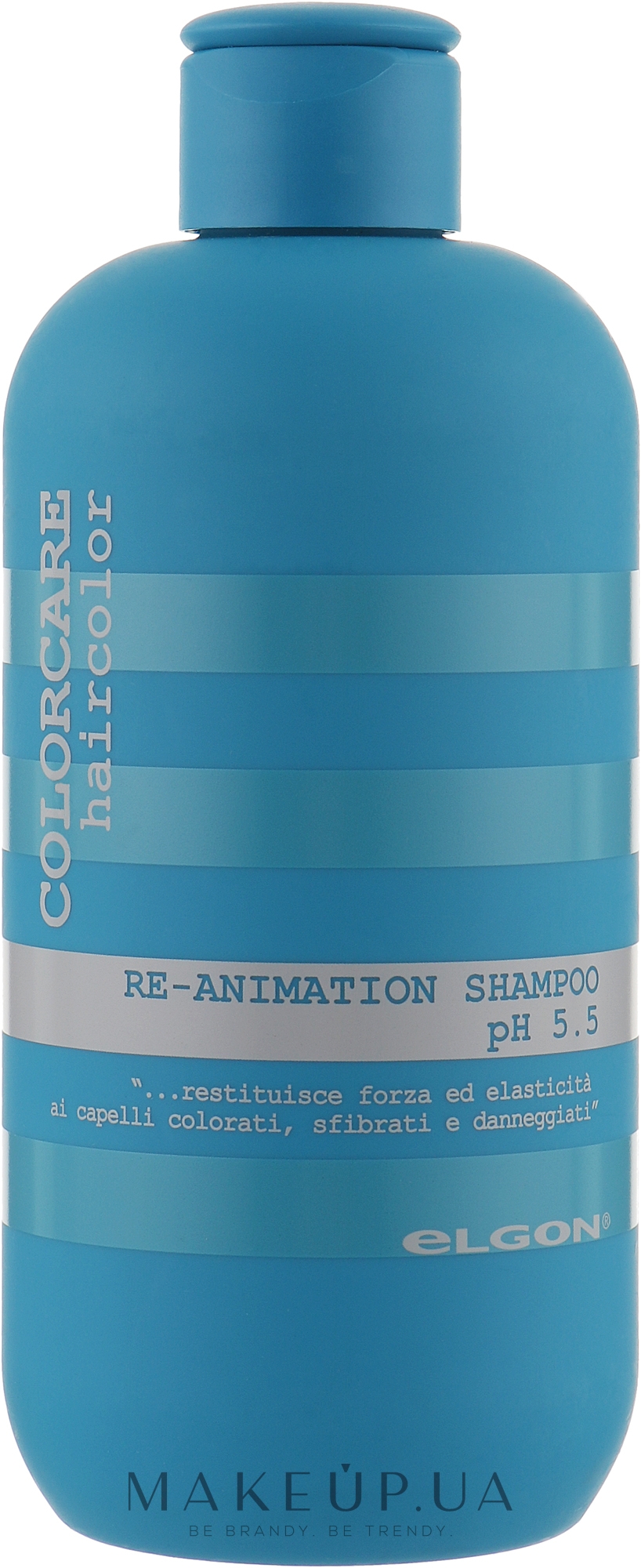 Восстанавливающий шампунь для поврежденных волос - Elgon Colorcare Re-Animation Shampoo — фото 300ml