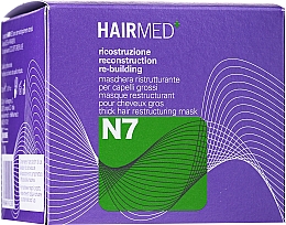 Духи, Парфюмерия, косметика Маска для густых волос - Hairmed N7 Re-building