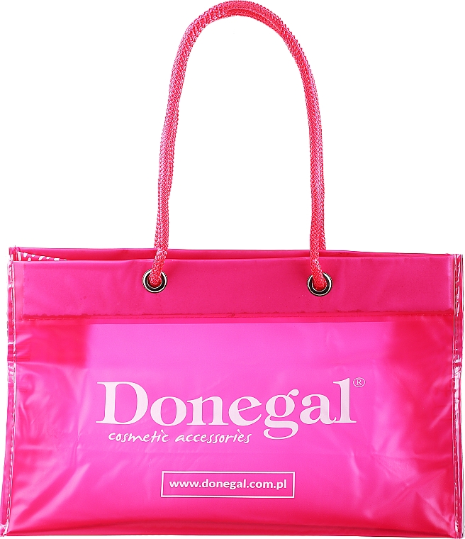 Косметичка розкладна, 7006, з ручками, рожева - Donegal Cosmetic Bag — фото N1