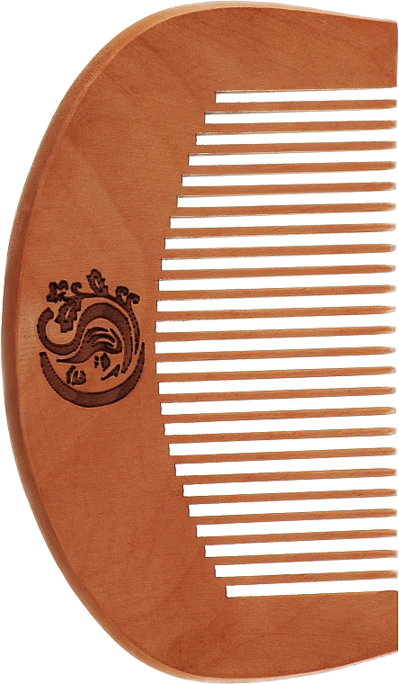 Гребінець CS350 для волосся, дерев'яний, овал - Cosmo Shop — фото N1