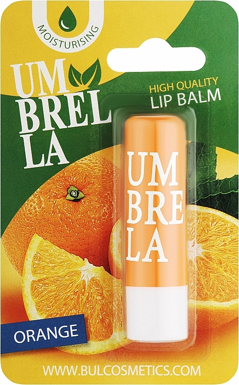 Бальзам для губ в блистере "Апельсин" - Umbrella High Quality Lip Balm Orange
