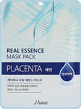 Духи, Парфюмерия, косметика Маска для лица c плацентой - Juno Real Essence Placenta Mask