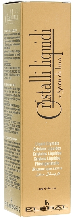 Жидкие кристаллы с маслом льна - Kleral System Semi Di Lino Liquid  — фото N6