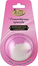 Бомбочка для ванн с шиммером "Романтическое приключение" - AquaShine Bath Sweets — фото N1