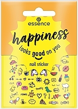 Духи, Парфюмерия, косметика Наклейки для ногтей - Essence Happiness Looks Good On You Nail Sticker