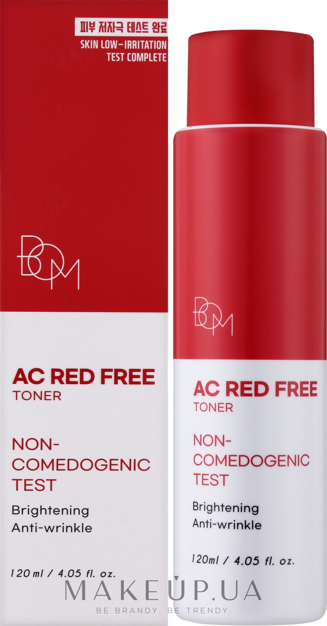 Тонер для лица с коллоидной серой и ниацинамидом - Beauty Of Majesty AC Red Free Toner — фото 120ml