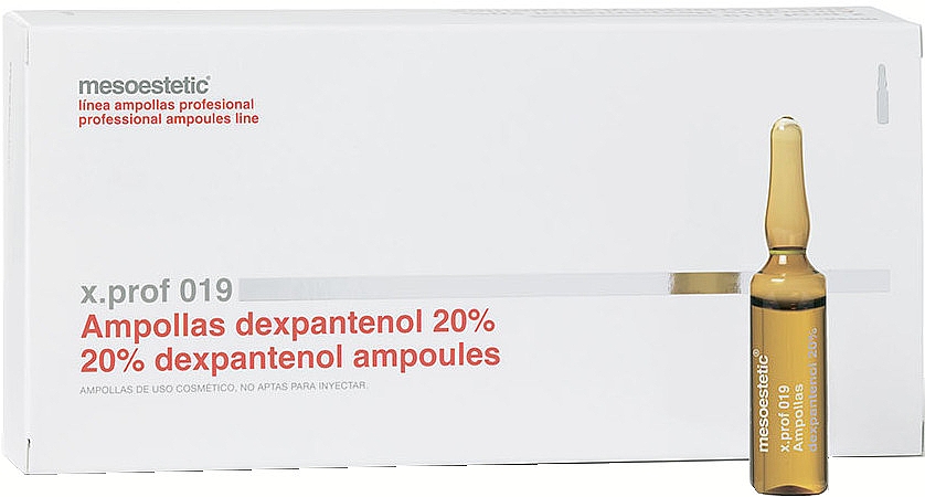 Препарат для мезотерапії "Декспантенол" - Mesoestetic X.prof 019 Dexpantenol 20% — фото N3