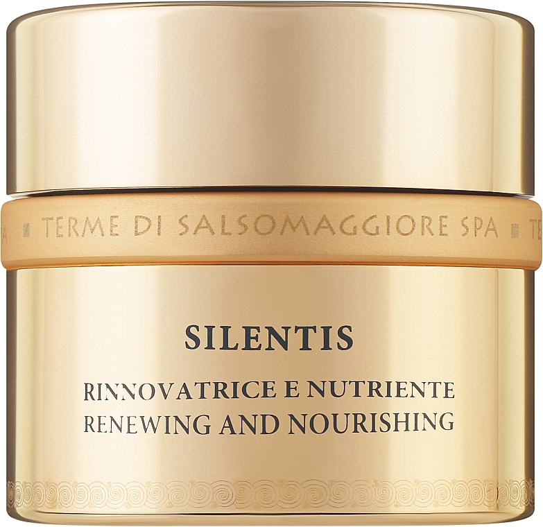 Термальный ночной антиэйдж крем для атоничной кожи лица - Thermae Silentis Cream — фото N1