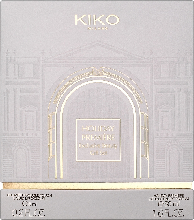 Kiko Milano Holiday Première L'Étoile White - Подарунковий набір (edp/50ml + lipstick/6ml) — фото N1