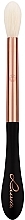 Парфумерія, косметика Пензель для розтушовування тіней, VS325, чорний з рожевим золотом - Luvia Cosmetics Crease Blender Brush Black Rose Gold