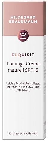 Денний крем з натуральним відтінком, SPF 15 - Hildegard Braukmann Exquisit Natural Tint Day Cream SPF 15 — фото N2