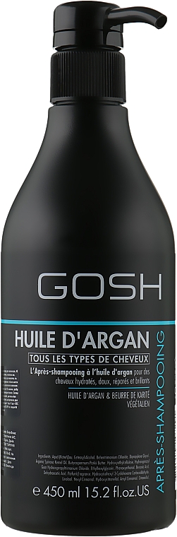 Кондиционер для волос с аргановым маслом - Gosh Copenhagen Argan Oil Conditioner — фото N6