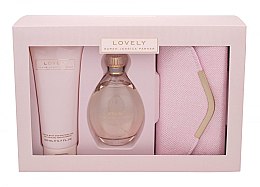 Духи, Парфюмерия, косметика Sarah Jessica Parker Lovely - Набор (edp/100ml + sh/gel/200ml + bag)