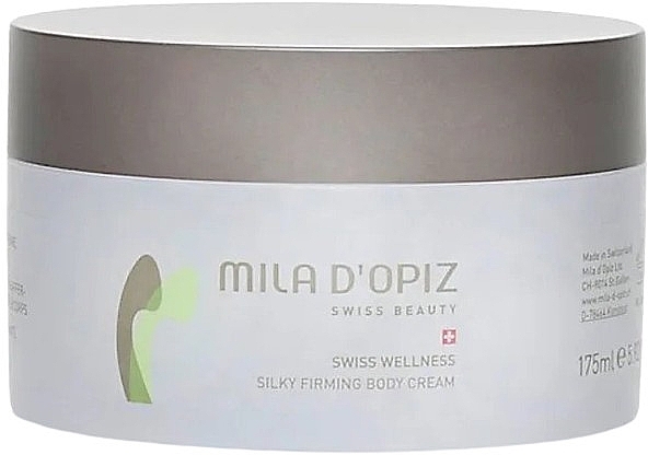 Укрепляющий крем для тела - Mila D’Opiz Swiss Wellness Silky Firming Body Cream — фото N1