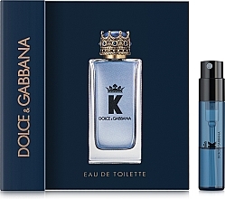 Dolce & Gabbana K By Dolce & Gabbana - Туалетная вода (пробник) — фото N1