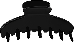 Парфумерія, косметика Заколка-краб для волосся NZ0003N, чорна - Janeke Hair Claw Clip Black Big