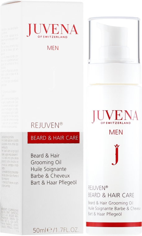 Чоловічий засіб для догляду за бородою і волоссям - Juvena Rejuven Men Beard Hair Care — фото N1