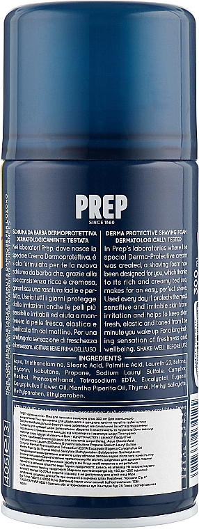 Захисна піна для гоління - Prep Derma Protective Shaving Foam — фото N2