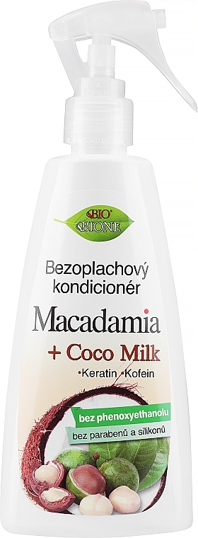 Незмивний кондиціонер - Bione Cosmetics Macadamia + Coco Milk — фото N1