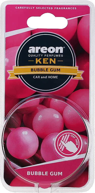 Ароматизатор повітря "Бабл-гам" - Areon Ken Bubble Gum — фото N1