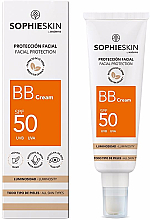 Духи, Парфюмерия, косметика Солнцезащитный ВВ-крем для лица - Sophieskin Facial Protection BB Cream SPF50