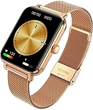 Смарт-часы, золото, металл - Garett Smartwatch GRC Classic — фото N3