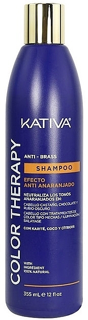 Шампунь для волос - Kativa Color Therapy Anti-Brass Shampoo — фото N1